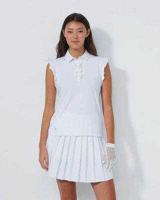 Daily Sports - Frill Sleeveless Polo Shirt
