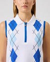 Daily Sports - Argyle Sleeveless Polo Shirt