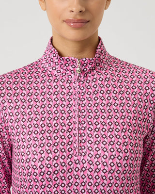 Daily Sports - Sheermotion Long Sleeve Half Neck Top