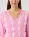 Daily Sports - Argyle V-neck Pullover