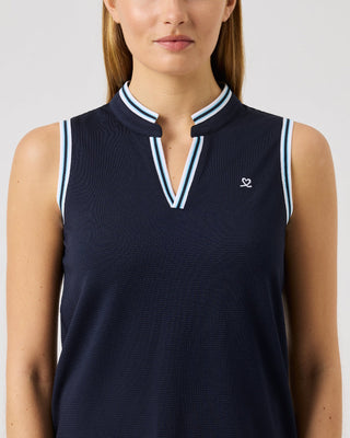 Daily Sports - Round Neck Sleeveless Polo Shirt