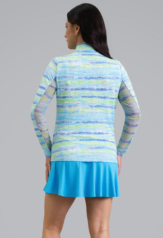 Ibkül - Gia Long Sleeve Mock Neck Top – 10389