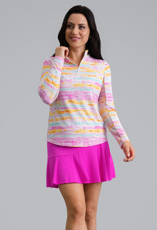 Ibkül - Gia Long Sleeve Mock Neck Top – 10389