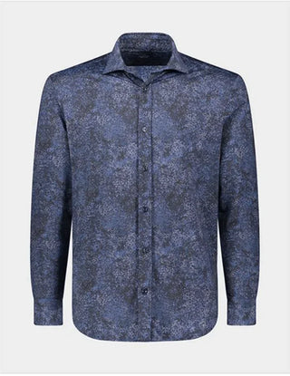 Paul & Shark - Chemise manches longues motif abstrait Performance - J Fit - LE CAPITAINE D'A BORD