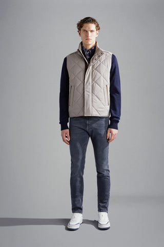 Paul & Shark - Save The Sea Quilted Gilet with Alcantara
