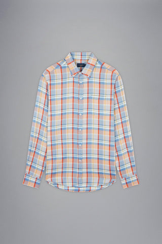 Paul & Shark - Chemise manches longues à carreaux de micro-tencel - LE CAPITAINE D'A BORD