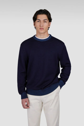 Paul & Shark - Chandail col rond de laine Soft Cool Touch