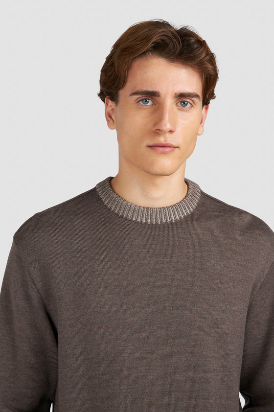 Paul & Shark - Chandail col rond de laine Soft Cool Touch