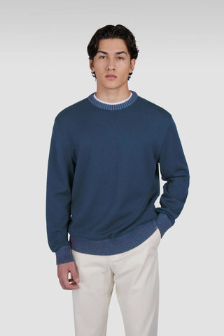 Paul & Shark - Chandail col rond de laine Soft Cool Touch