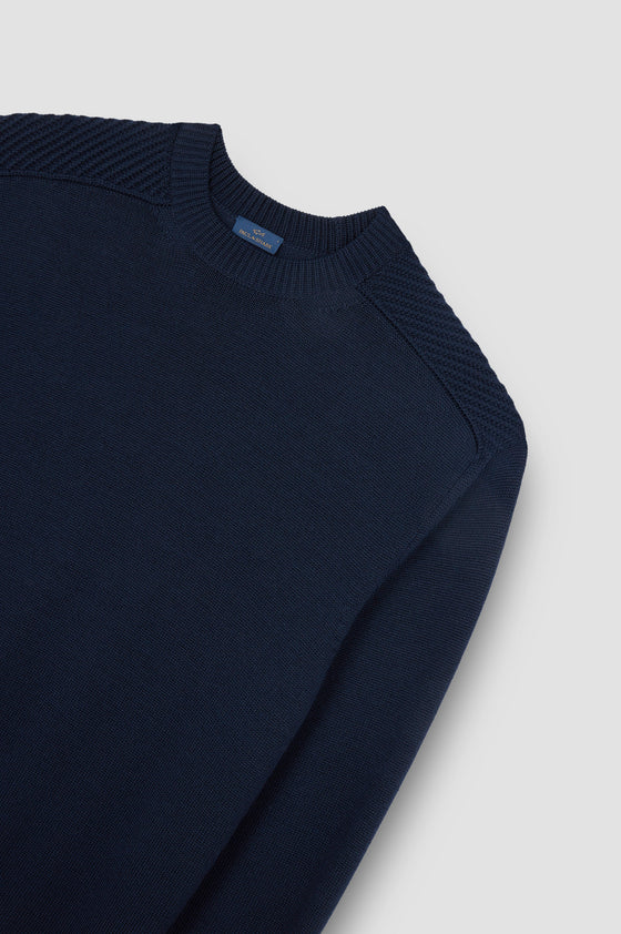 Paul & Shark - Chandail col rond de laine Soft Cool Touch