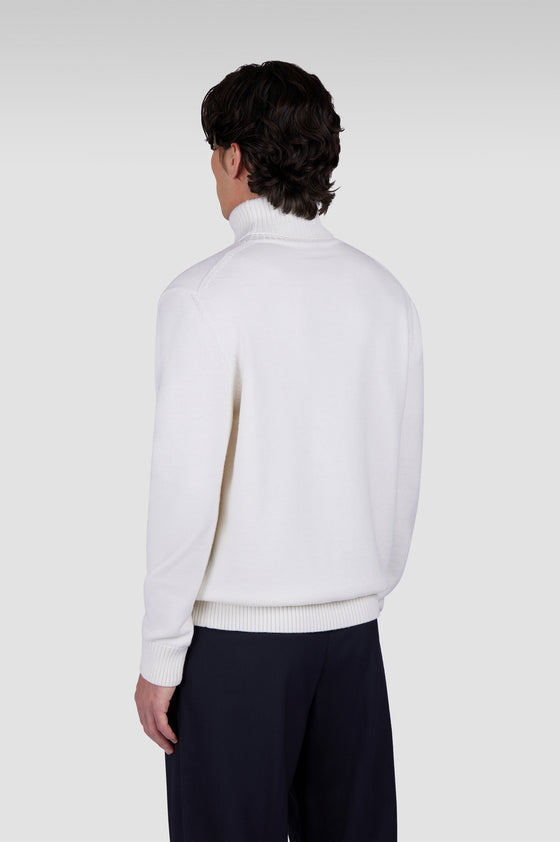 Paul & Shark - Chandail col roulé de laine Soft Cool Touch