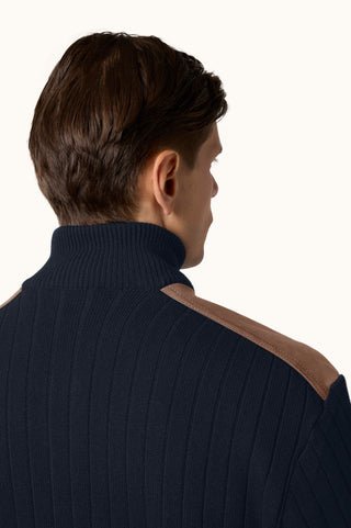 Paul & Shark - Wool and cashmere zip-neck sweater