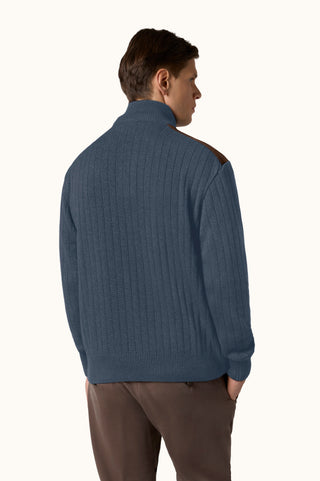 Paul & Shark - Wool and cashmere zip-neck sweater