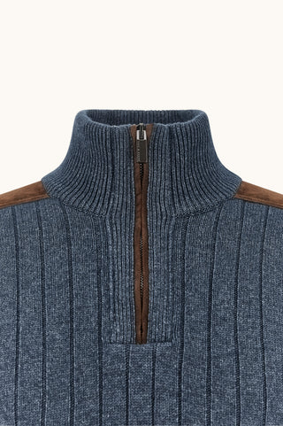 Paul & Shark - Wool and cashmere zip-neck sweater