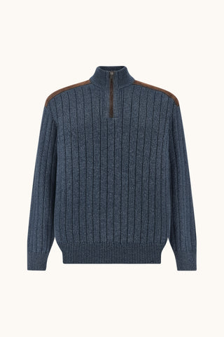 Paul & Shark - Wool and cashmere zip-neck sweater