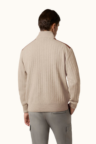 Paul & Shark - Wool and cashmere zip-neck sweater