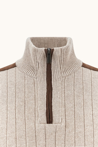 Paul & Shark - Wool and cashmere zip-neck sweater