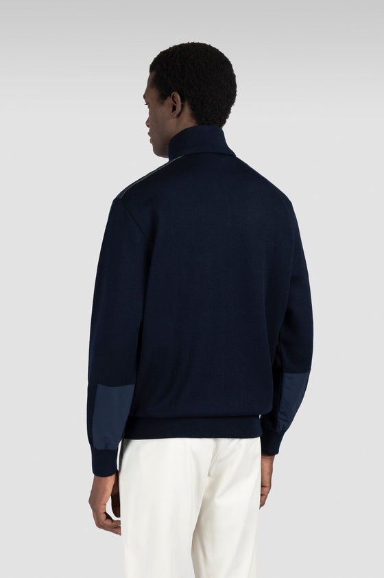 Paul & Shark - Cardigan de laine Typhoon Platinum