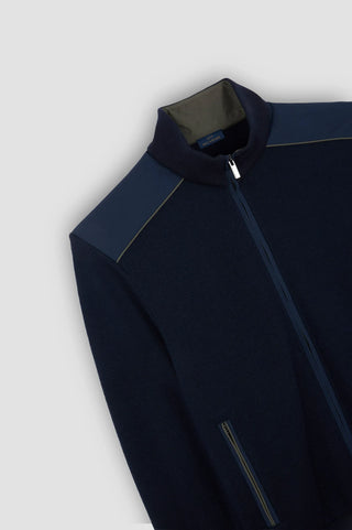 Paul & Shark - Typhoon Platinum wool cardigan