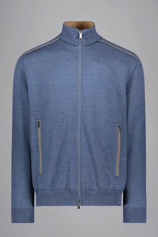 Paul & Shark - Typhoon Platinum wool cardigan