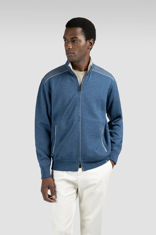 Paul & Shark - Typhoon Platinum wool cardigan