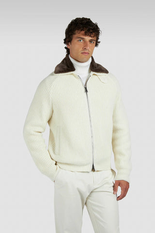 Paul &amp; Shark - RE-Wool zip cardigan