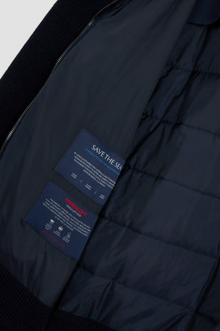 Paul & Shark - Cardigan doublé de laine Typhoon RE-4X4 Stretch