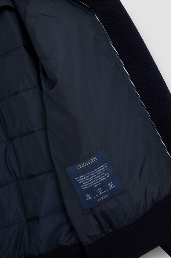 Paul & Shark - Cardigan doublé de laine Typhoon RE-4X4 Stretch