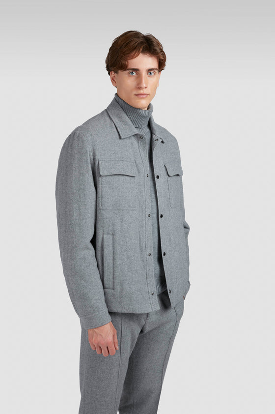 Paul & Shark - Surchemise de laine et cachemire