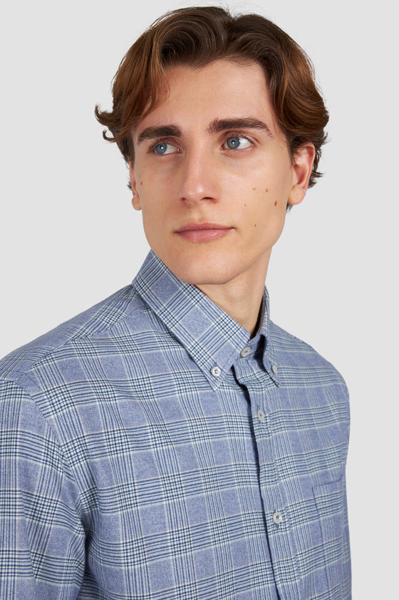 Paul & Shark - Chemise à careaux de flanelle Xsoft