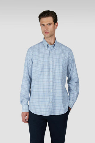 Paul & Shark - Cotton twill checkered shirt
