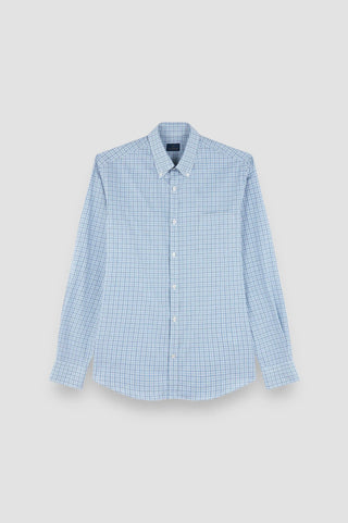 Paul & Shark - Cotton twill checkered shirt