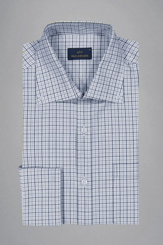 Paul & Shark - Cotton twill checkered shirt