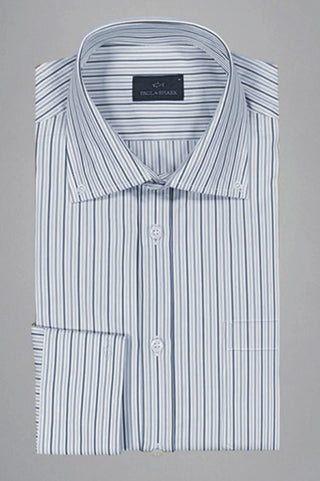 Paul & Shark - Chemise à rayures de twill de coton