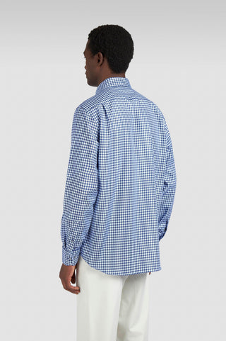 Paul & Shark - Chemise vichy de coton Silver Collection