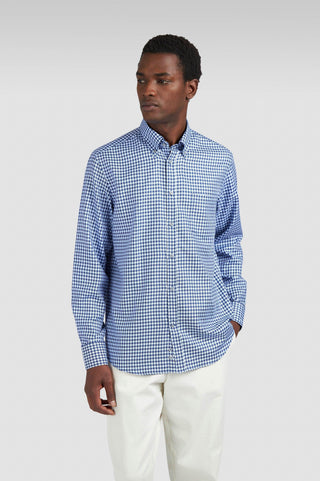 Paul & Shark - Chemise vichy de coton Silver Collection