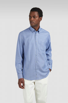  Paul & Shark - Chemise vichy de coton Silver Collection