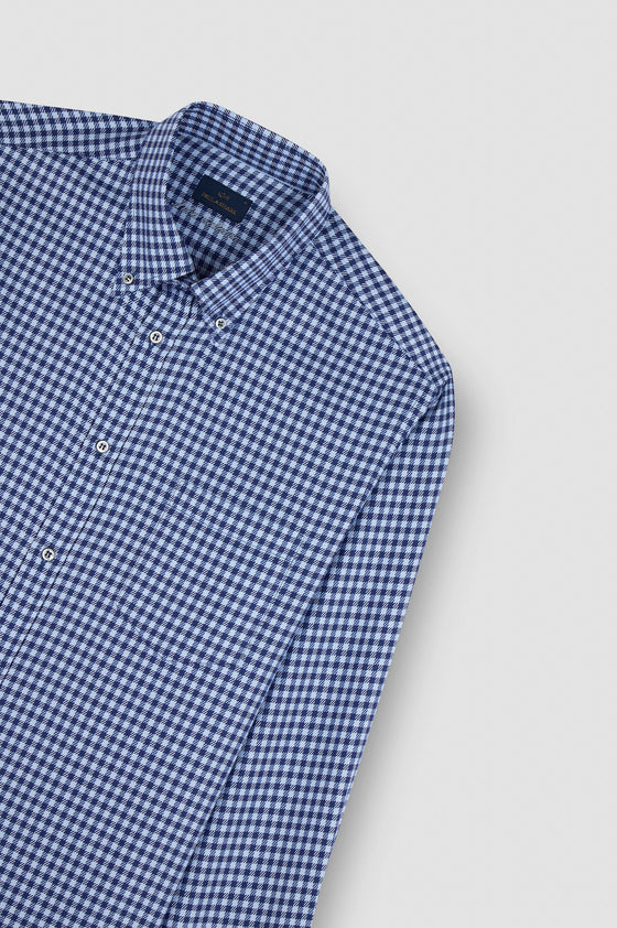 Paul & Shark - Chemise vichy de coton Silver Collection