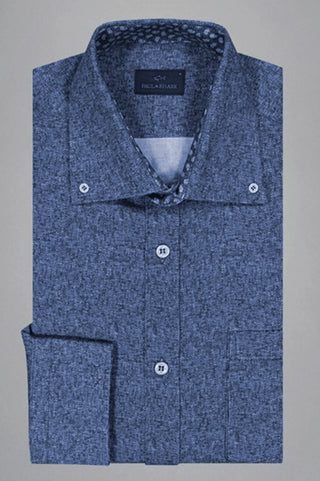 Paul & Shark - Cotton poplin patterned shirt