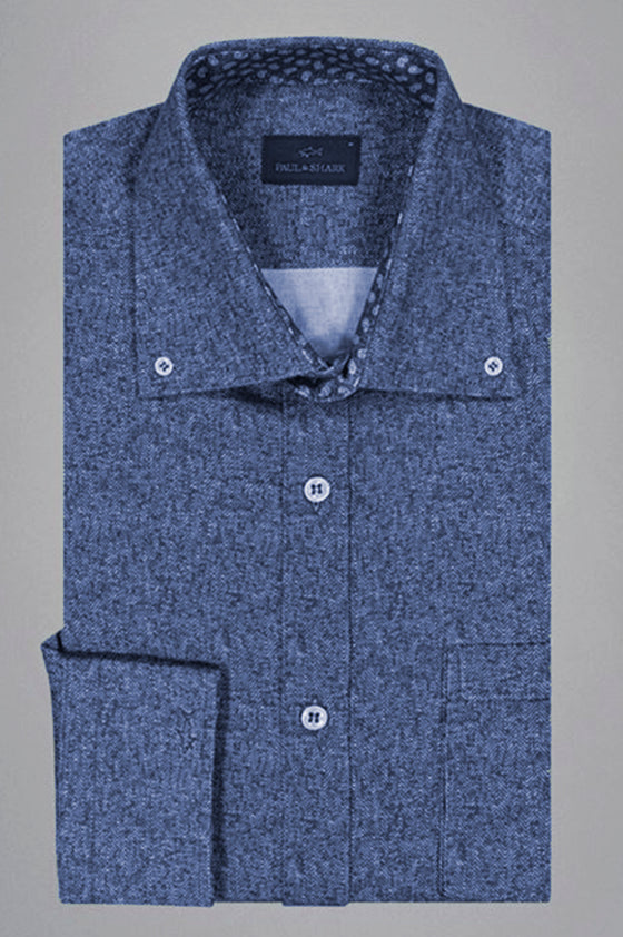 Paul & Shark - Chemise à motifs de poplin de coton