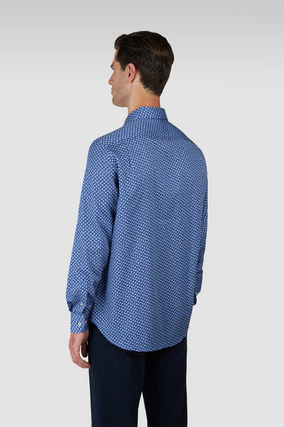 Paul & Shark - Chemise paisley de poplin de coton