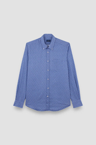 Paul & Shark - Paisley cotton poplin shirt