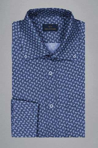 Paul & Shark - Paisley cotton poplin shirt