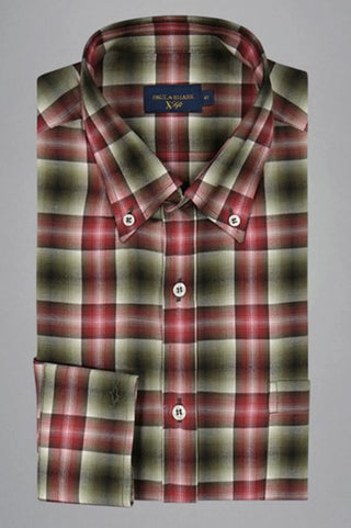 Paul & Shark - Chemise à careaux de flanelle Xsoft