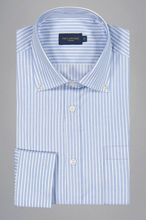 Paul & Shark - Chemise à rayures de coton Supima