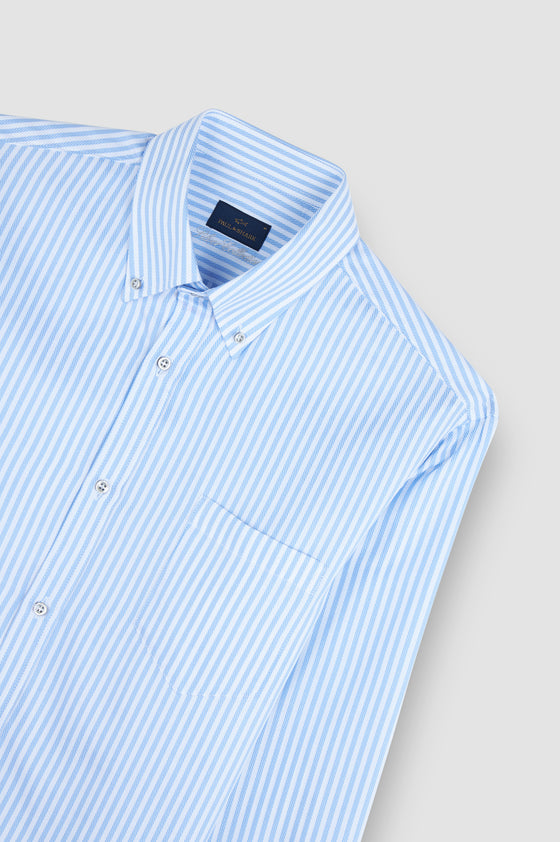 Paul & Shark - Chemise a rayures de coton Silver Collection