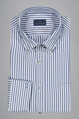 Paul & Shark - Chemise a rayures de coton Silver Collection