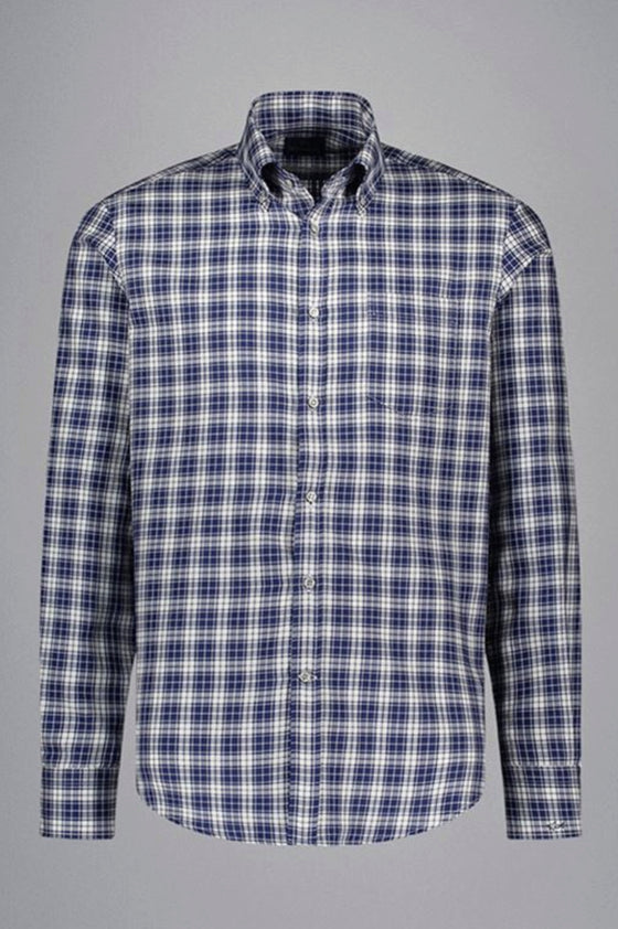 Paul & Shark - Chemise à carreaux de coton Silver Collection