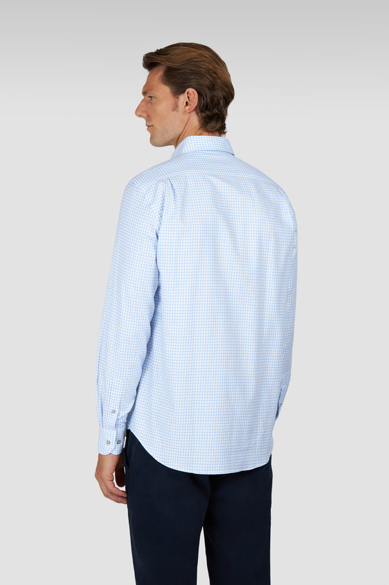 Paul & Shark - Chemise à carreaux de coton Silver Collection