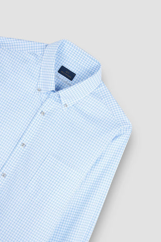 Paul & Shark - Chemise à carreaux de coton Silver Collection